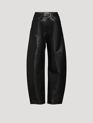 Luna Pieced Barrel-Leg Trousers