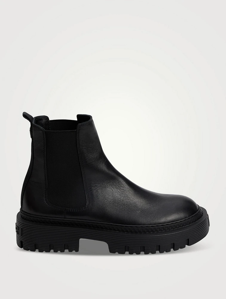 Leather Jumbo Chelsea Boots