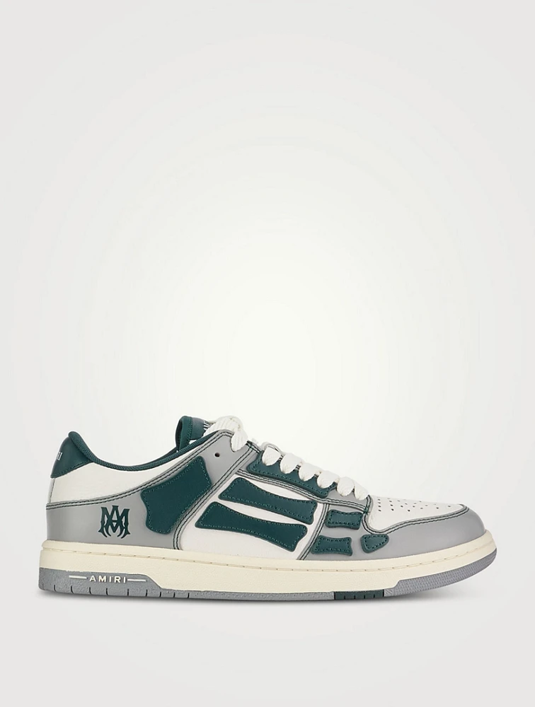 Varsity Skel Top Leather Sneakers