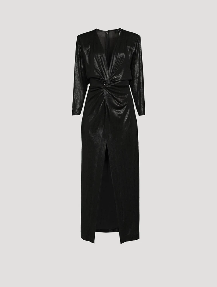 Twist-Front Dress