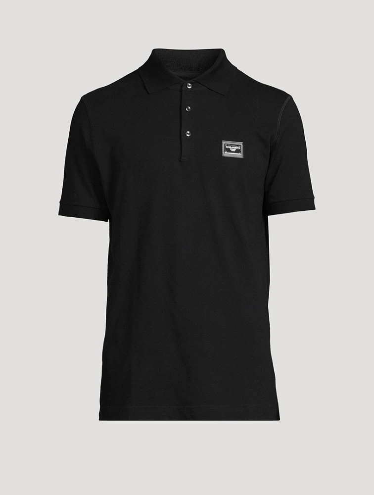Logo Plaque Polo Shirt