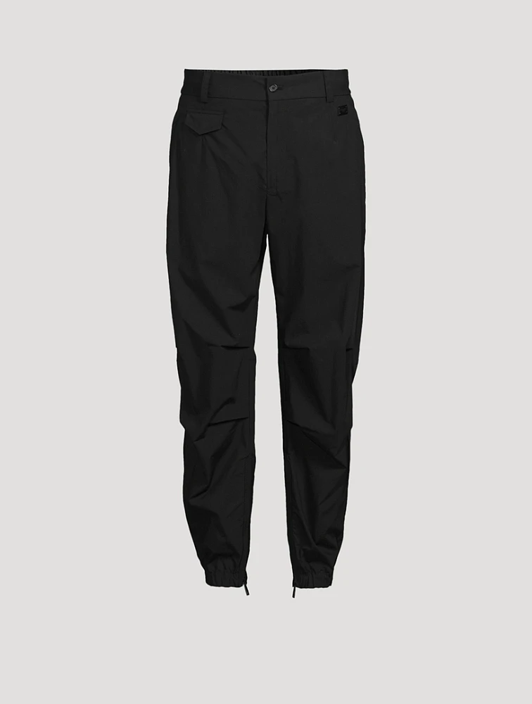 Logo Plaque Cargo Pants
