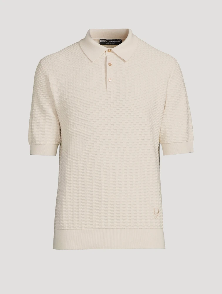 Embroidered Logo Short-Sleeve Polo