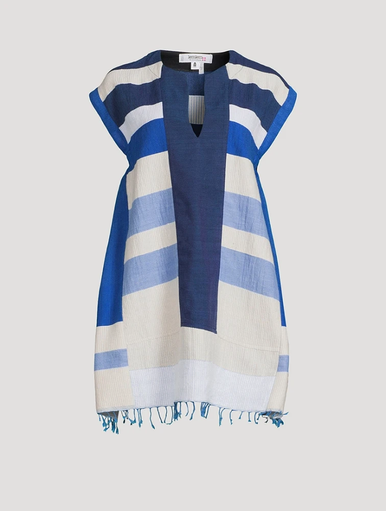 Elina Cotton Fringed Caftan