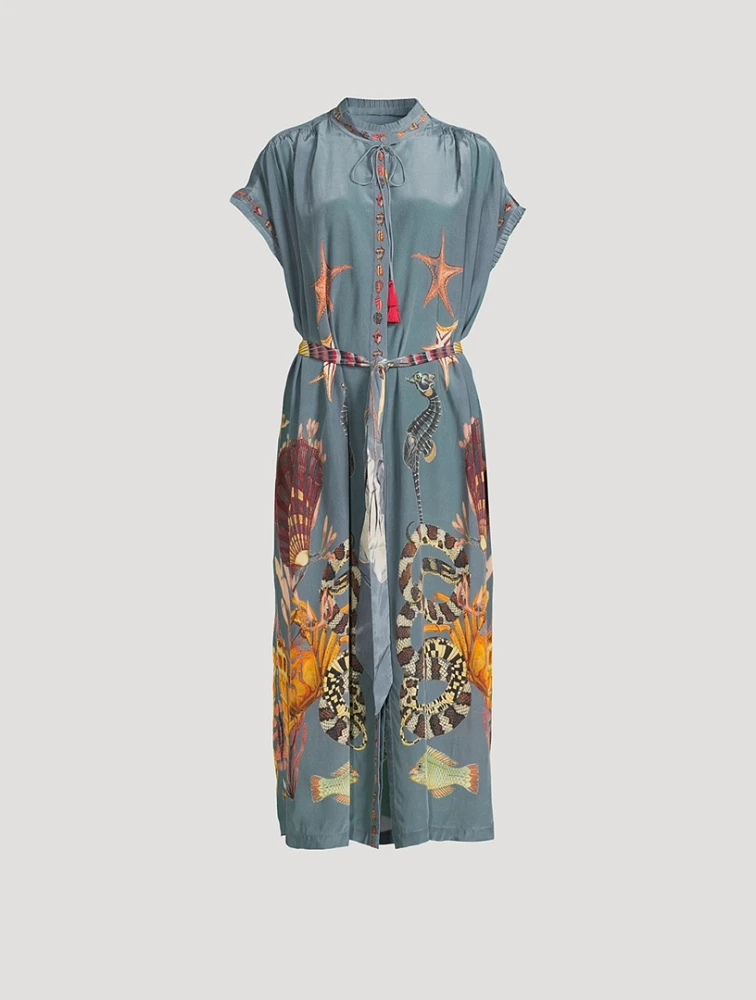 Valerie Caftan Coral Reef Print