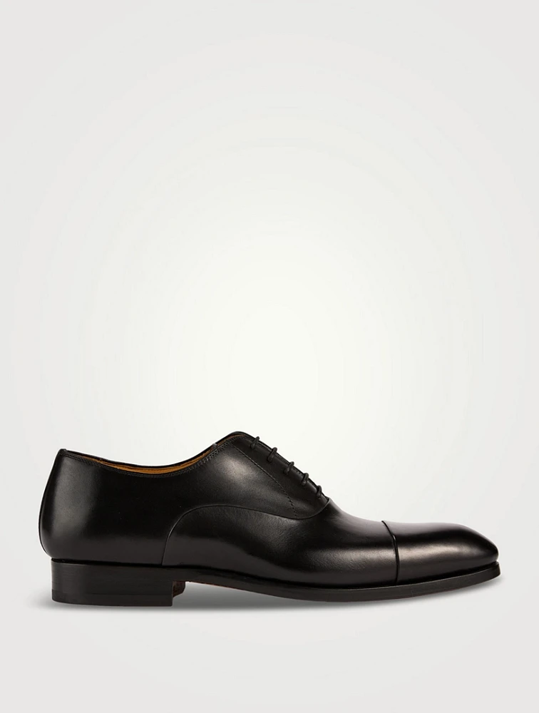 Naxos Leather Cap Toe Shoes