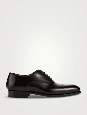 Naxos Leather Cap Toe Shoes