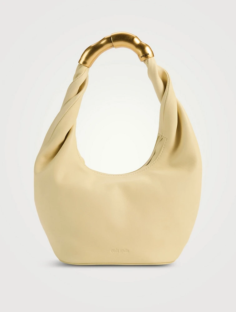 Meerah Leather Shoulder Bag