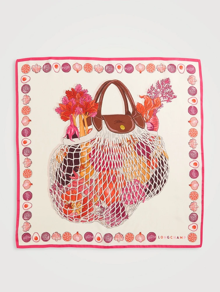 The Gourmet Mesh Bag Silk Scarf