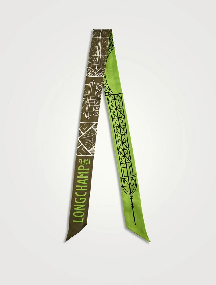 Tour Eiffel 1948 Silk Bandeau Scarf