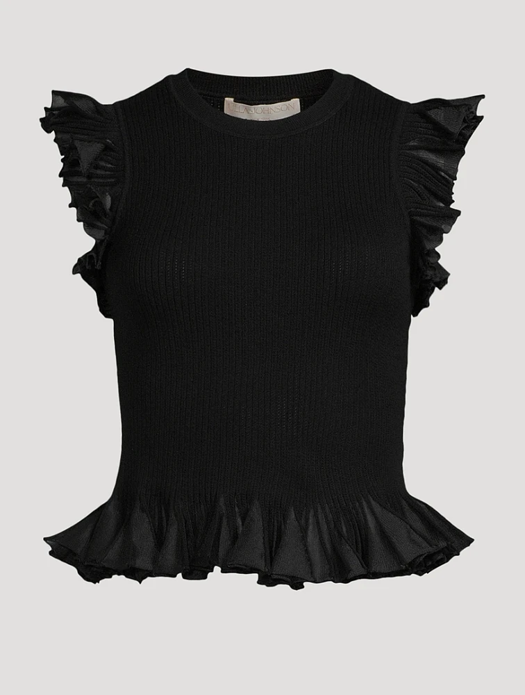 Leila Rib-Knit Top