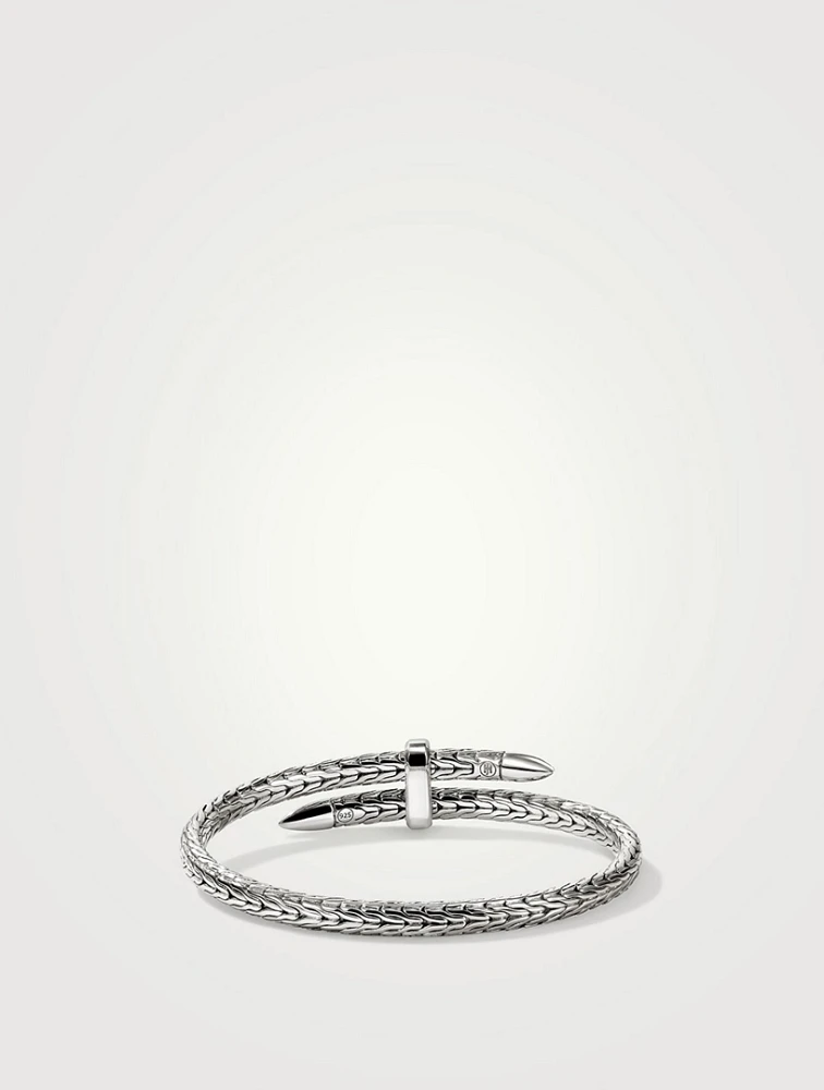 Spear Silver Flex Cuff Bracelet