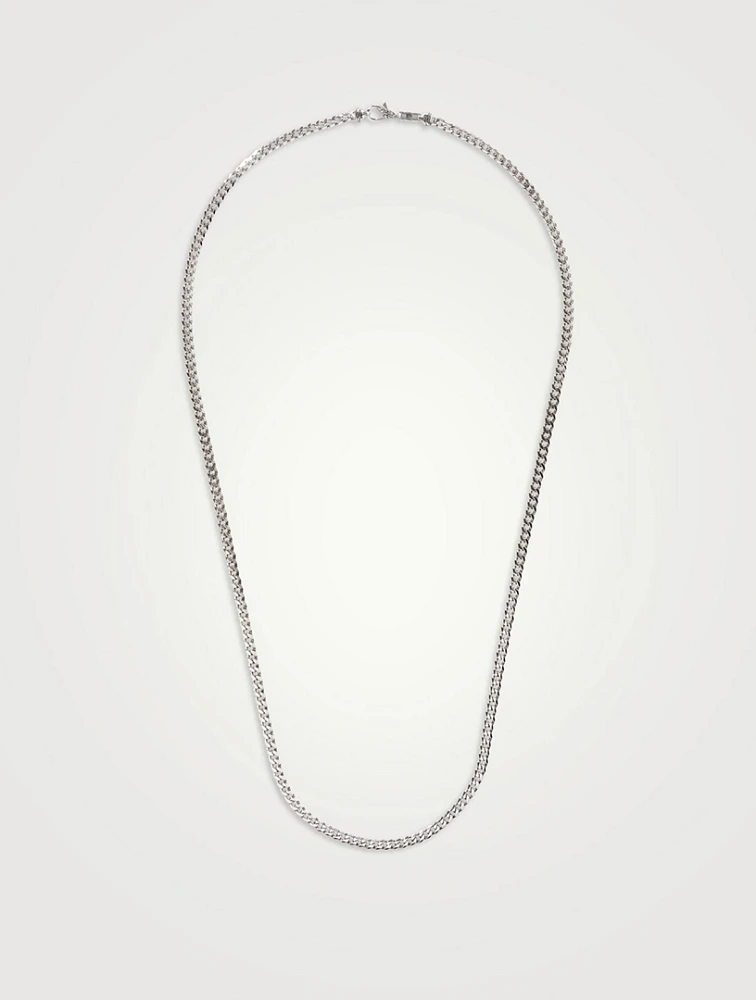 3.9mm Sterling Silver Curb Chain Necklace