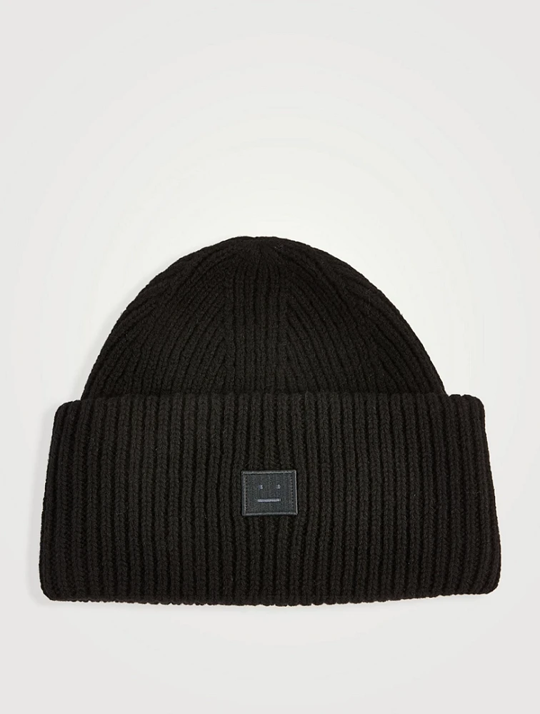 Small Face Logo Wool Beanie