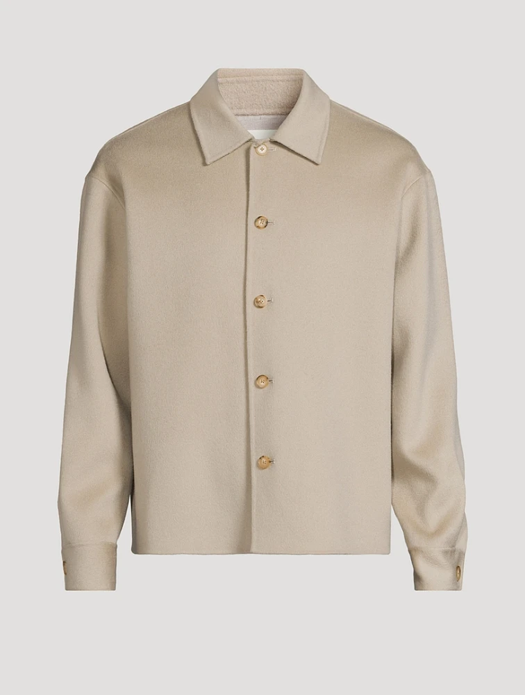 Double-Face Wool Shirt Jacket