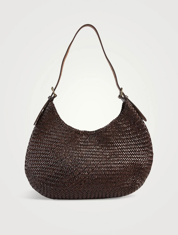 Luna Mezza Leather Shoulder Bag