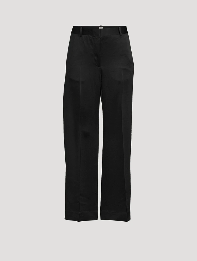 Cuff-Slit Trousers