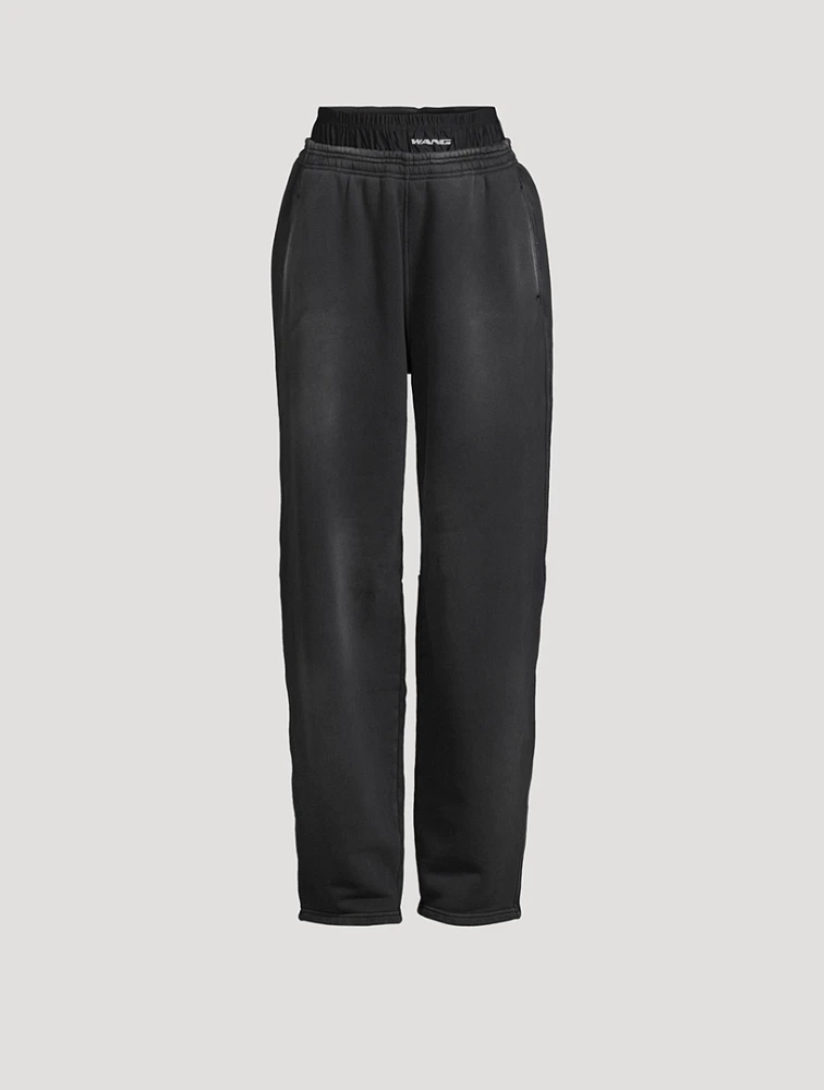Layered Joggers With Bike Shorts
