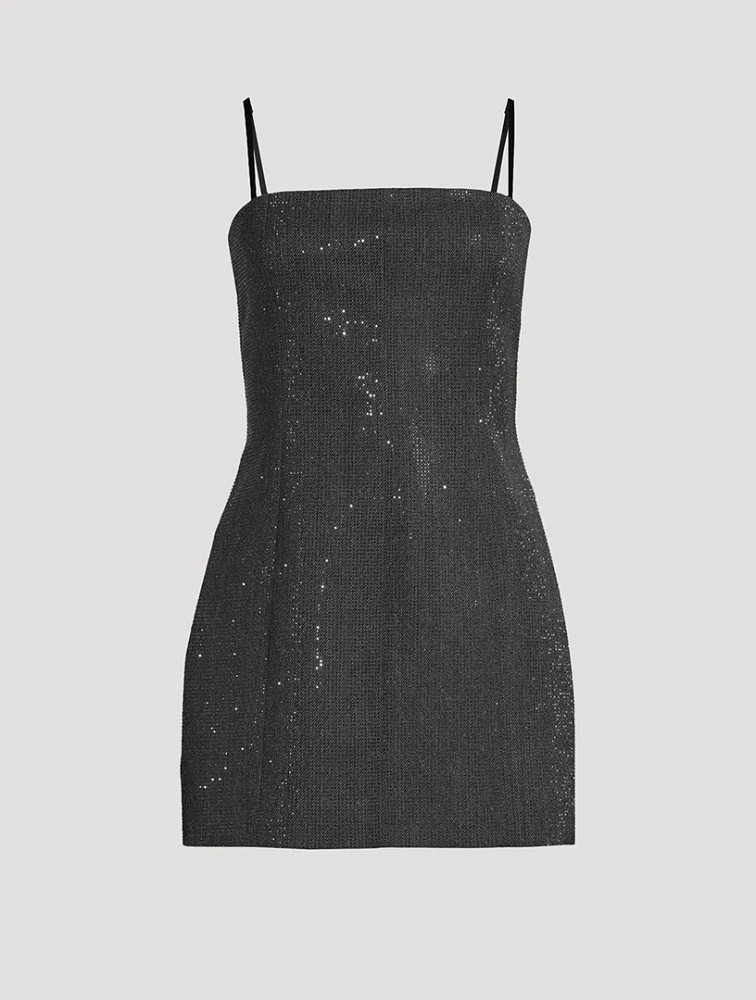 Hotfix Crystal Mini Dress