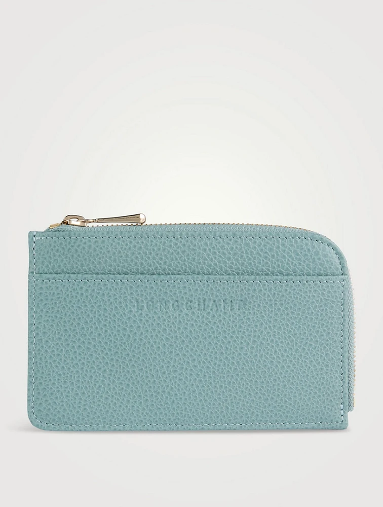 Le Foulonné Leather Zipped Card Case