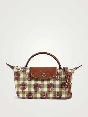 XS Le Pliage Pouch In Gingham Print