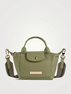 XS Le Pliage Xtra Leather Tote Bag