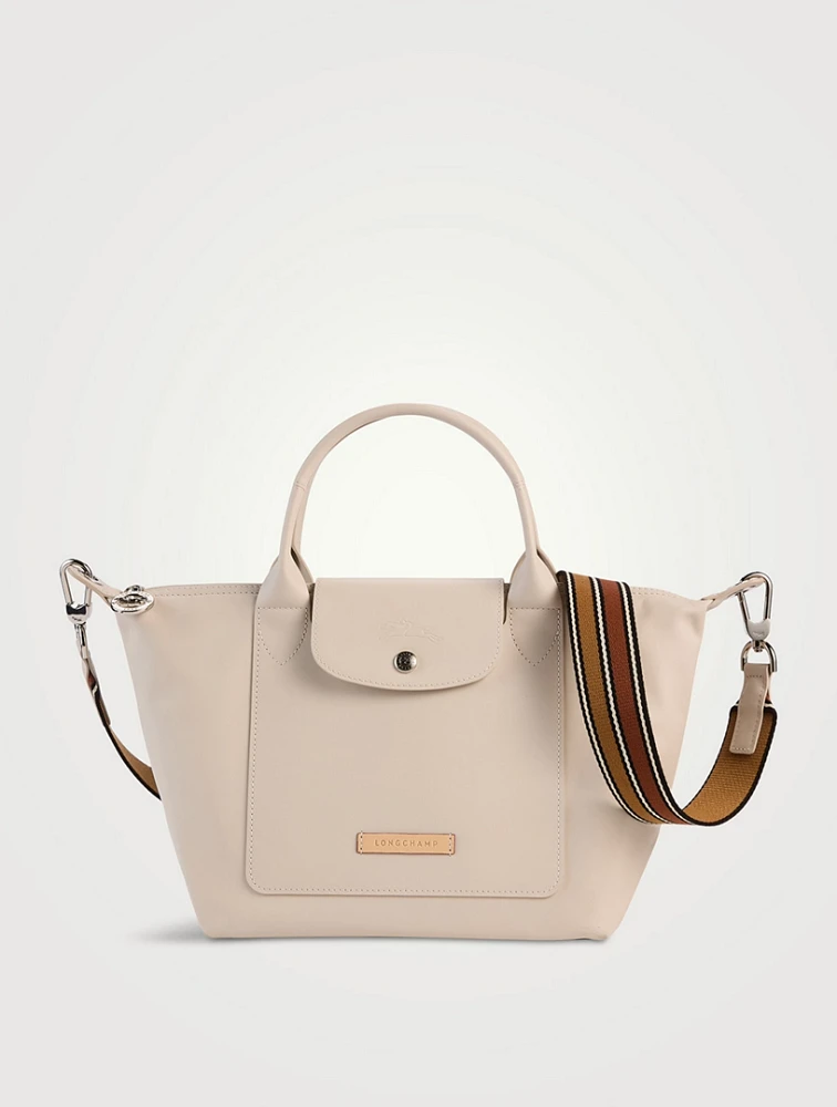 Small Le Pliage Xtra Leather Tote Bag