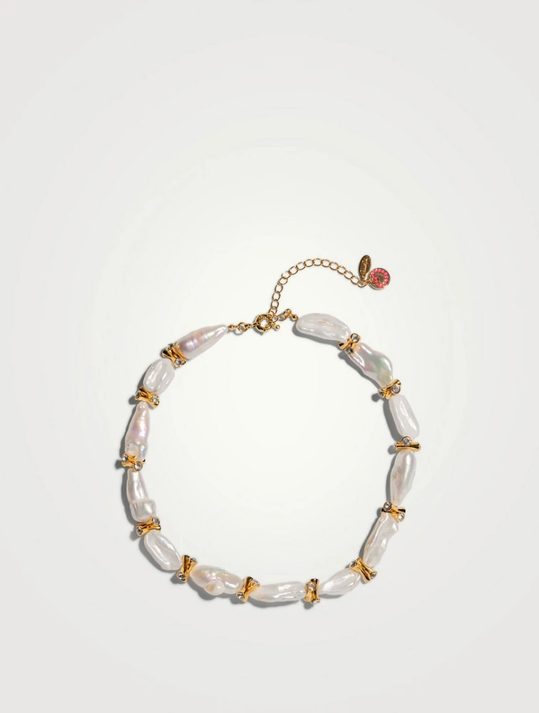 Stones And Pearls Necklace