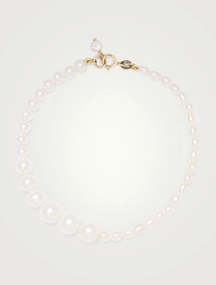 Graduated Pearl Bracelet