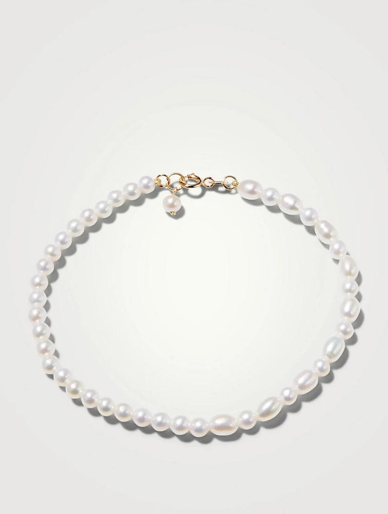 Mixed Pearl Strand Bracelet