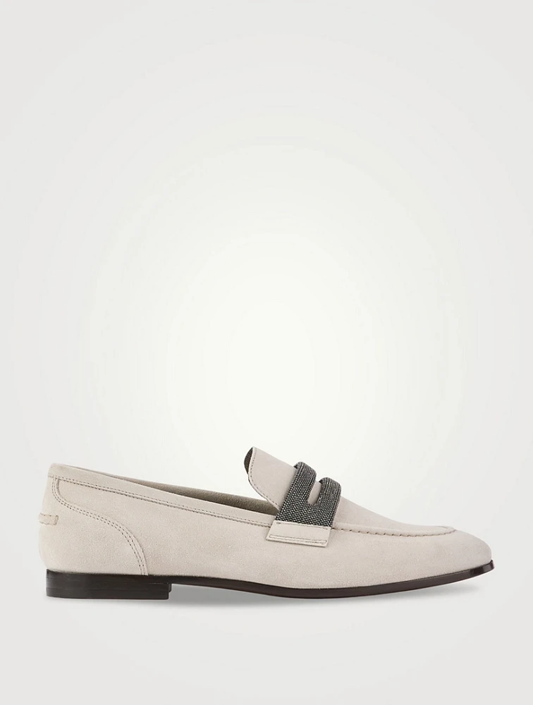 Suede Loafers