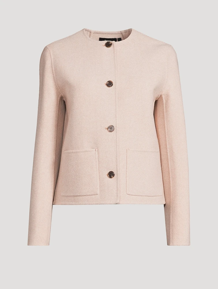 Double-Face Twill Jacket