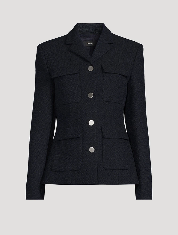 Tweed Military Jacket