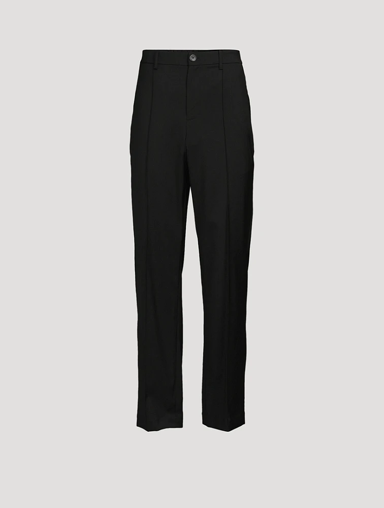 Relaxed Wool Trousers