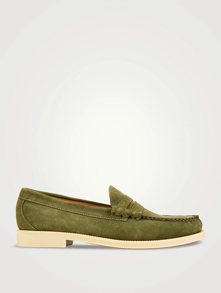 Larson Easy Weejuns Oiled Suede Loafers