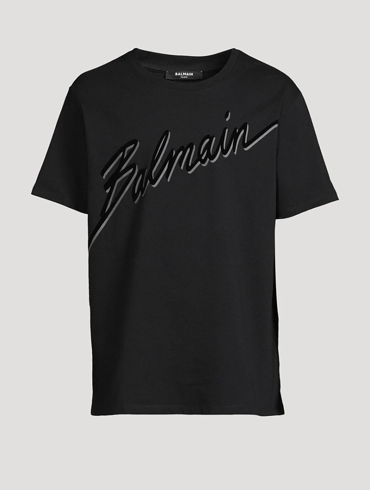 Flocked Logo T-Shirt