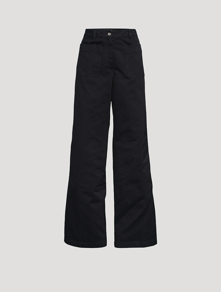 Cotton Gabardine Trousers