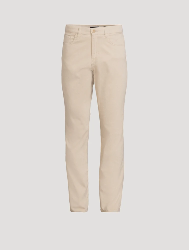 Dylan Peached Stretch Cotton Slim Pants
