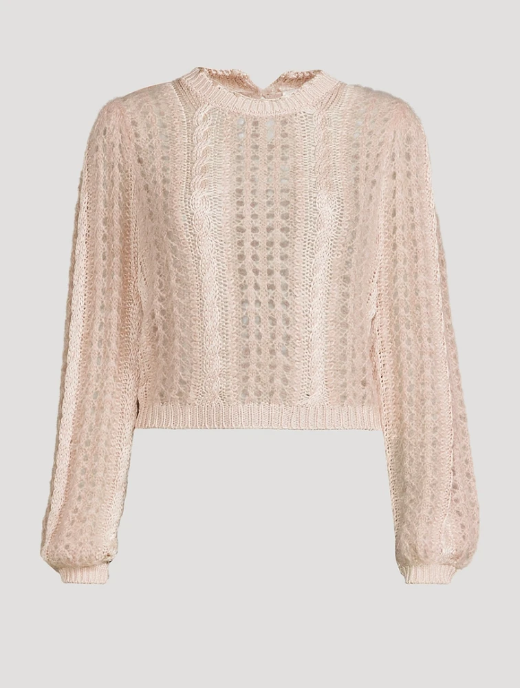 Mixed-Stitch Sweater