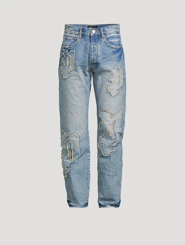 P011 Monceau Logo Straight-Leg Jeans