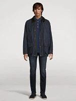 Mesh Long-Sleeve Polo Shirt