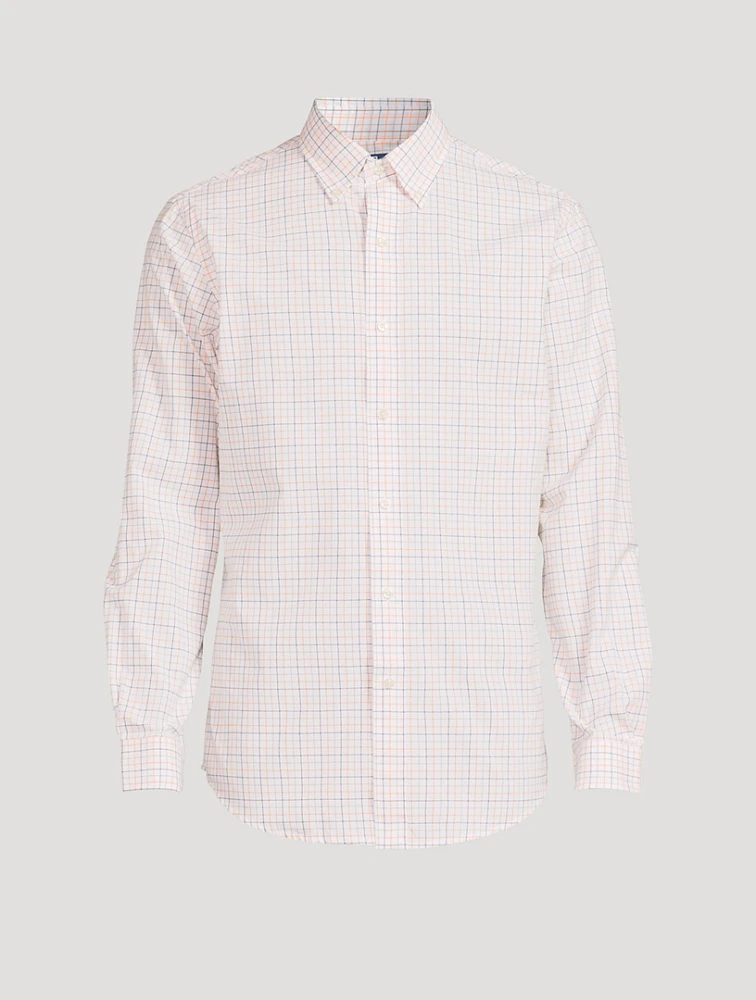 Tattersall Poplin Long-Sleeve Shirt