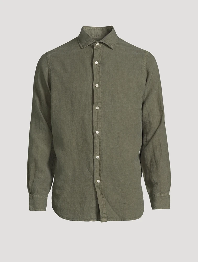 Linen Long-Sleeve Shirt