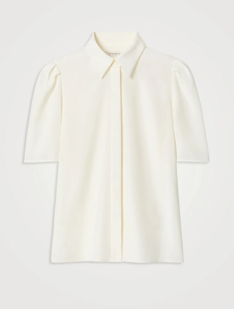 Puff-Sleeve Shirt