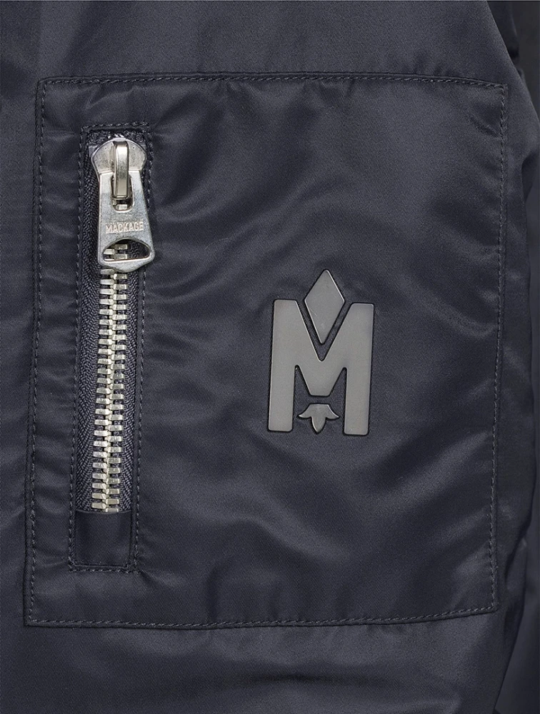 Emilio Satin Bomber Jacket