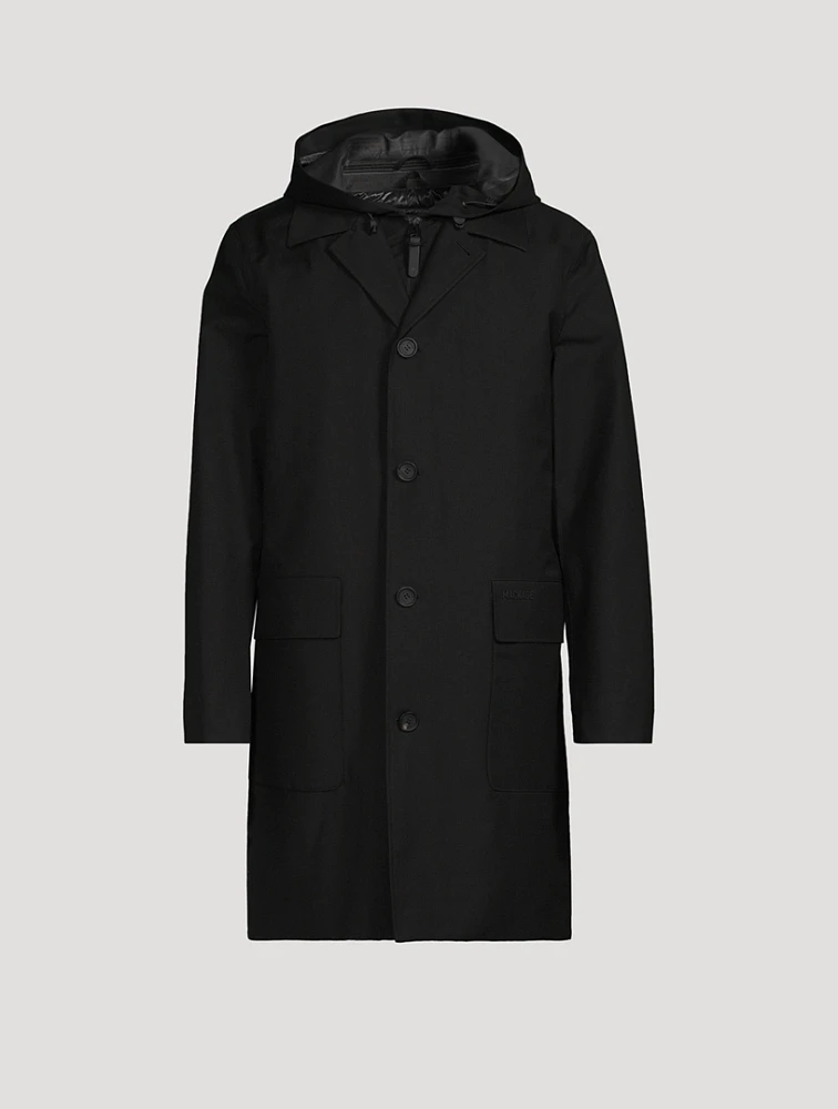 Mathias 3-in-1 Balmacaan Coat With Removable Down Liner