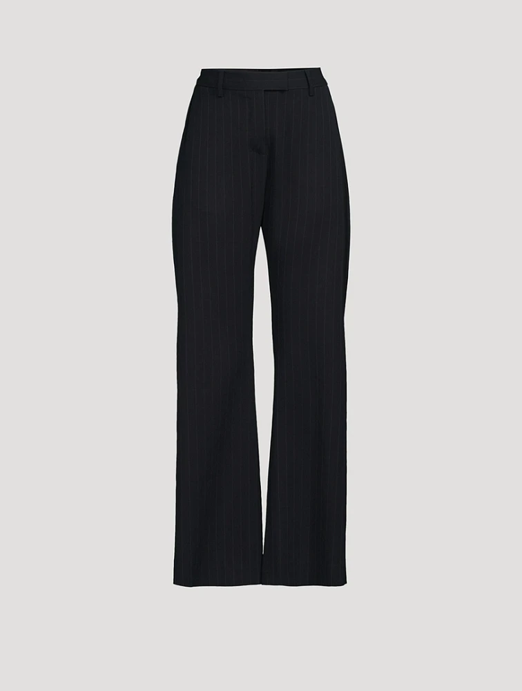 Pinstripe Trouser Pants