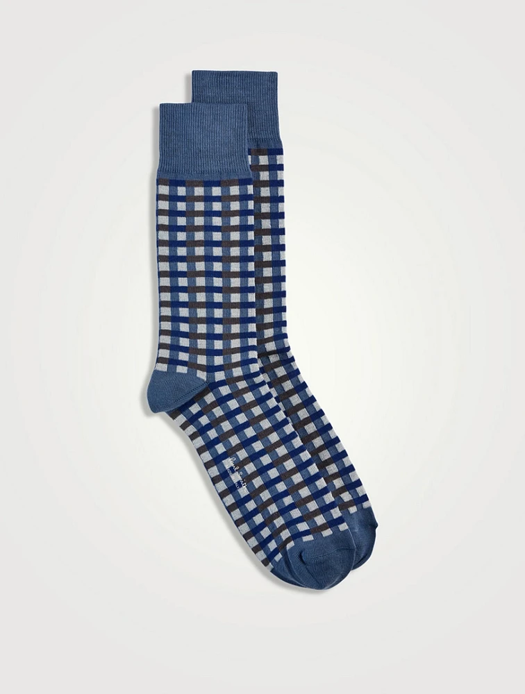 Ikko Check Socks