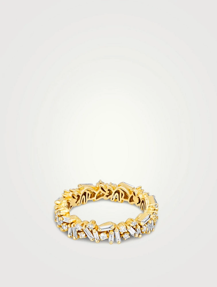 18K Gold Classic Diamond Icon Eternity Band