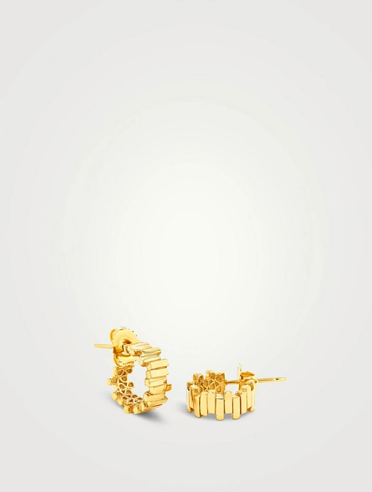 Golden Age 18K Gold Mini Huggie Hoop Earrings
